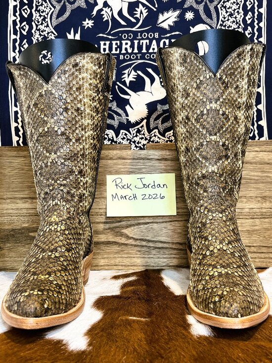 Caboots Full Genuine Rattlesnake Cowboy Boots in Men\'s 10.5D/11D main image 6
